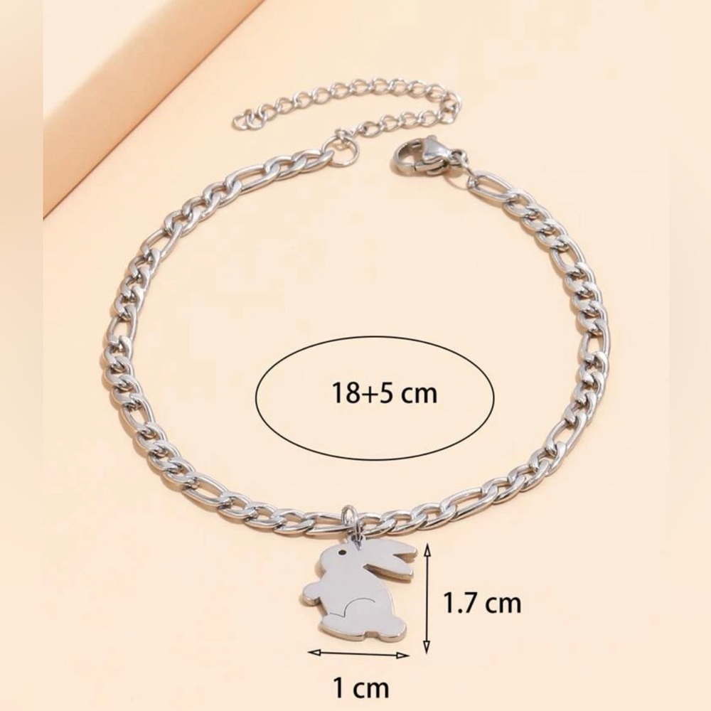 Cute Rabbit Charm Bracelet - Picture 3 of 8